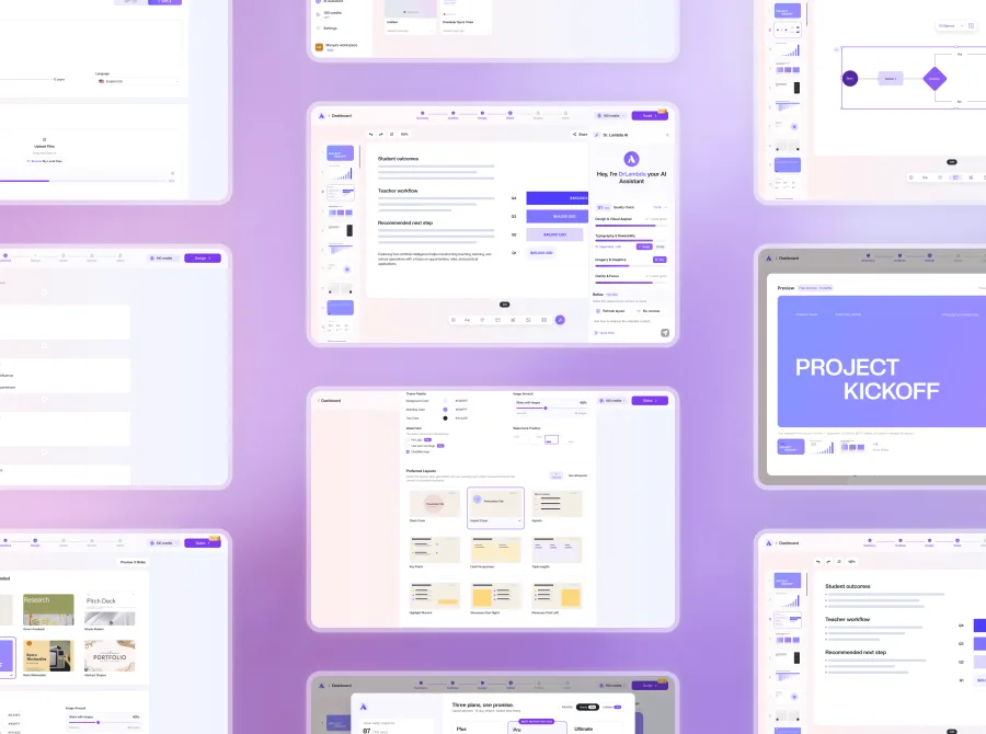 ChatSlide: AI-generated presentation deck.